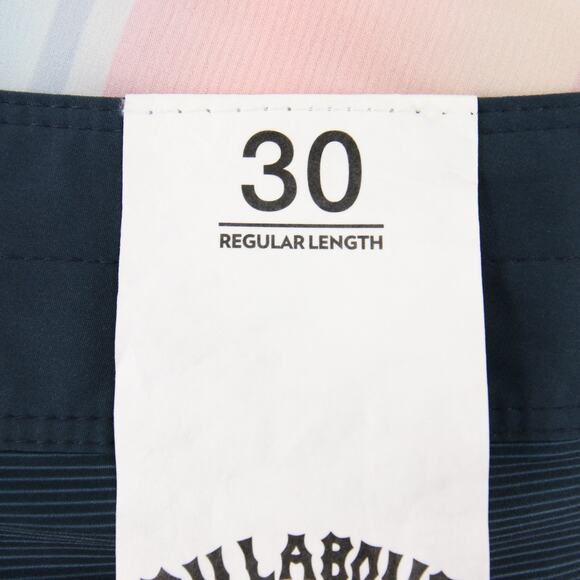 Billabong Swim Trunks Recycler Pro Performance Striped Board Shorts Size 30 NWT - Picture 11 of 13